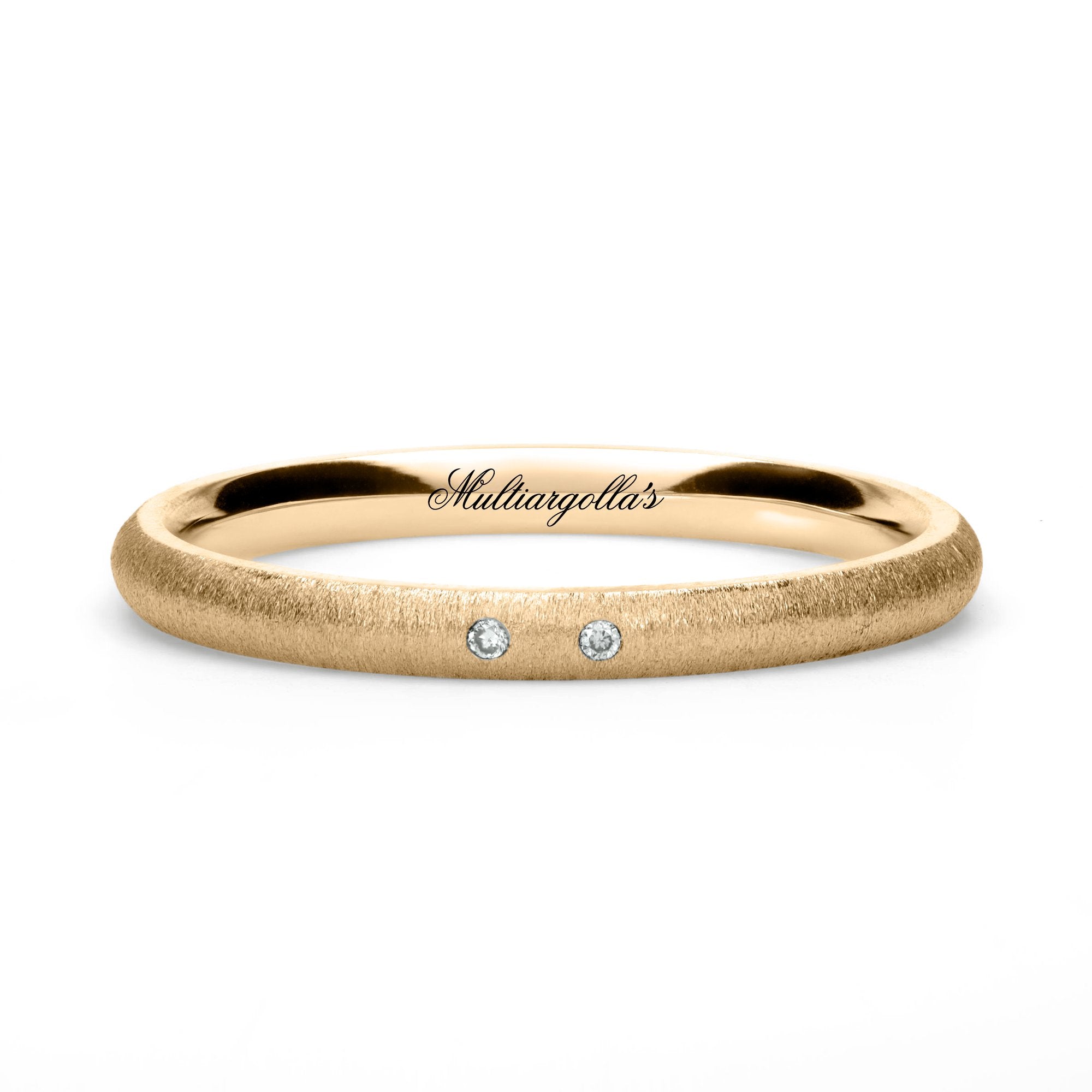 Confort Rellena 2mm A12008D14B - Diamante Natural