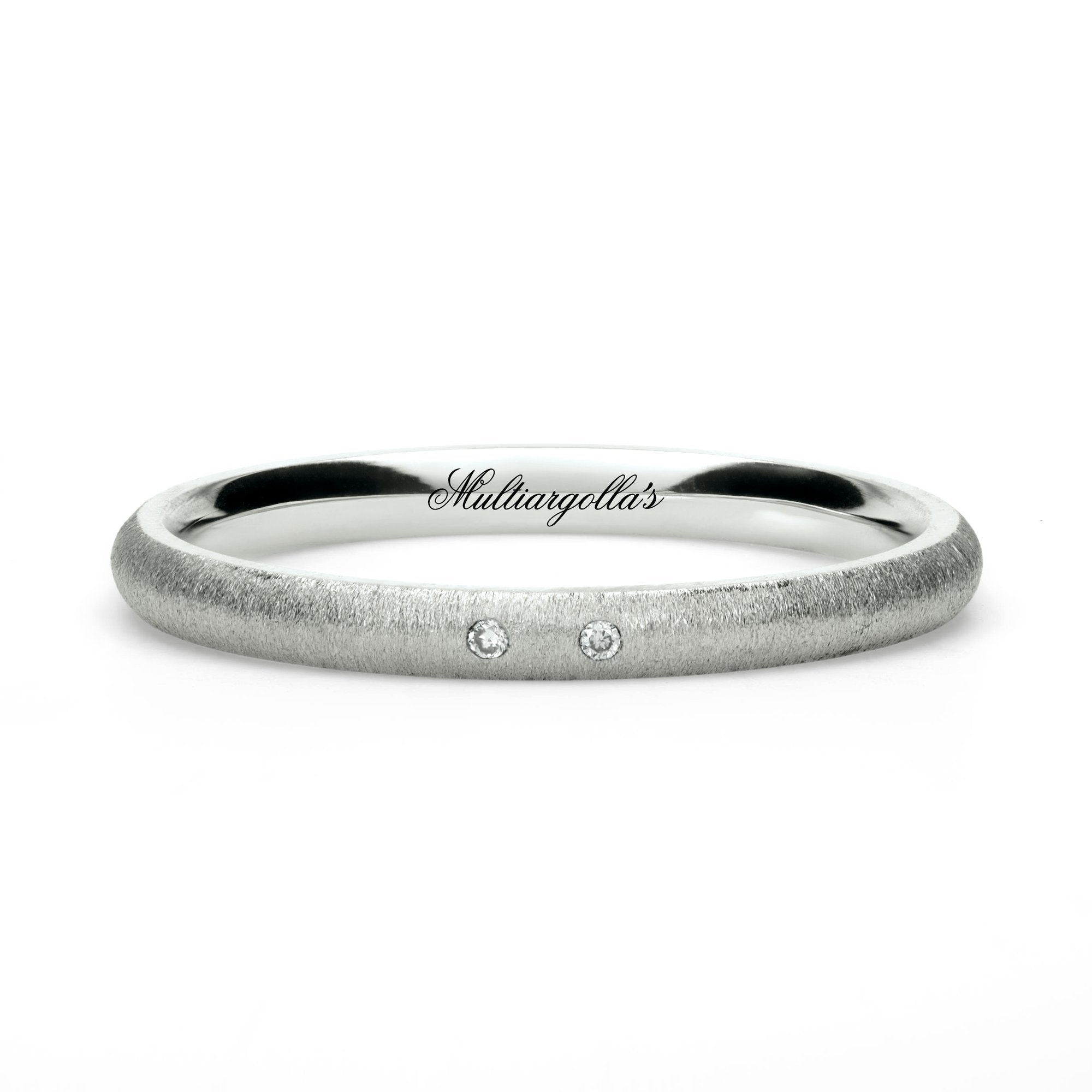 Confort Rellena 2mm A12008D14B - Diamante Natural
