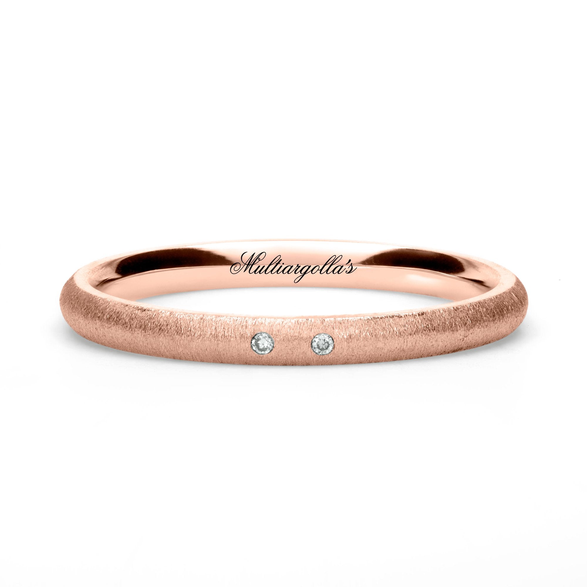 Confort Rellena 2mm A12008D14B - Diamante Natural