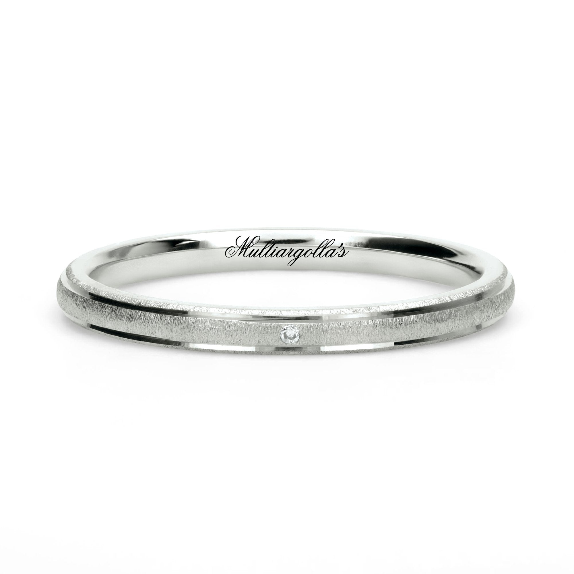 Confort Rellena 2mm A12020D14B - Diamante Natural