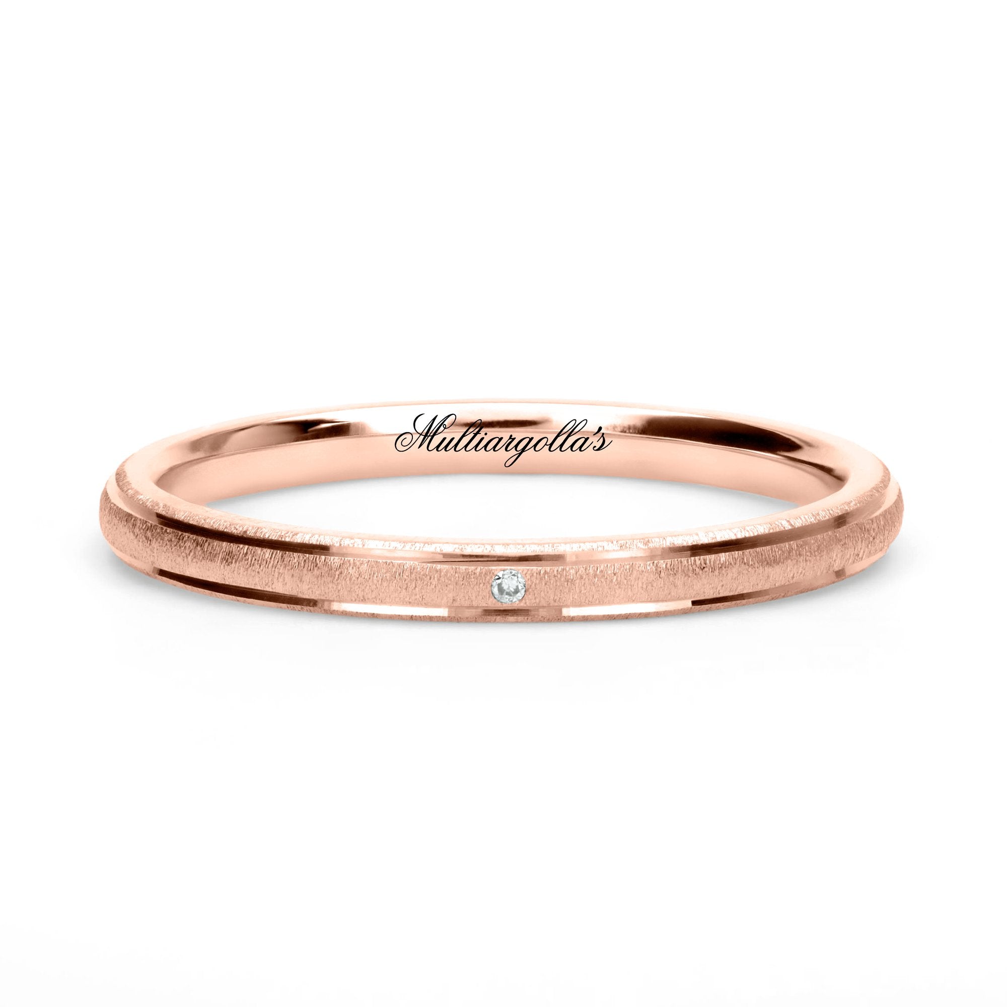 Confort Rellena 2mm A12020D14B - Diamante Natural