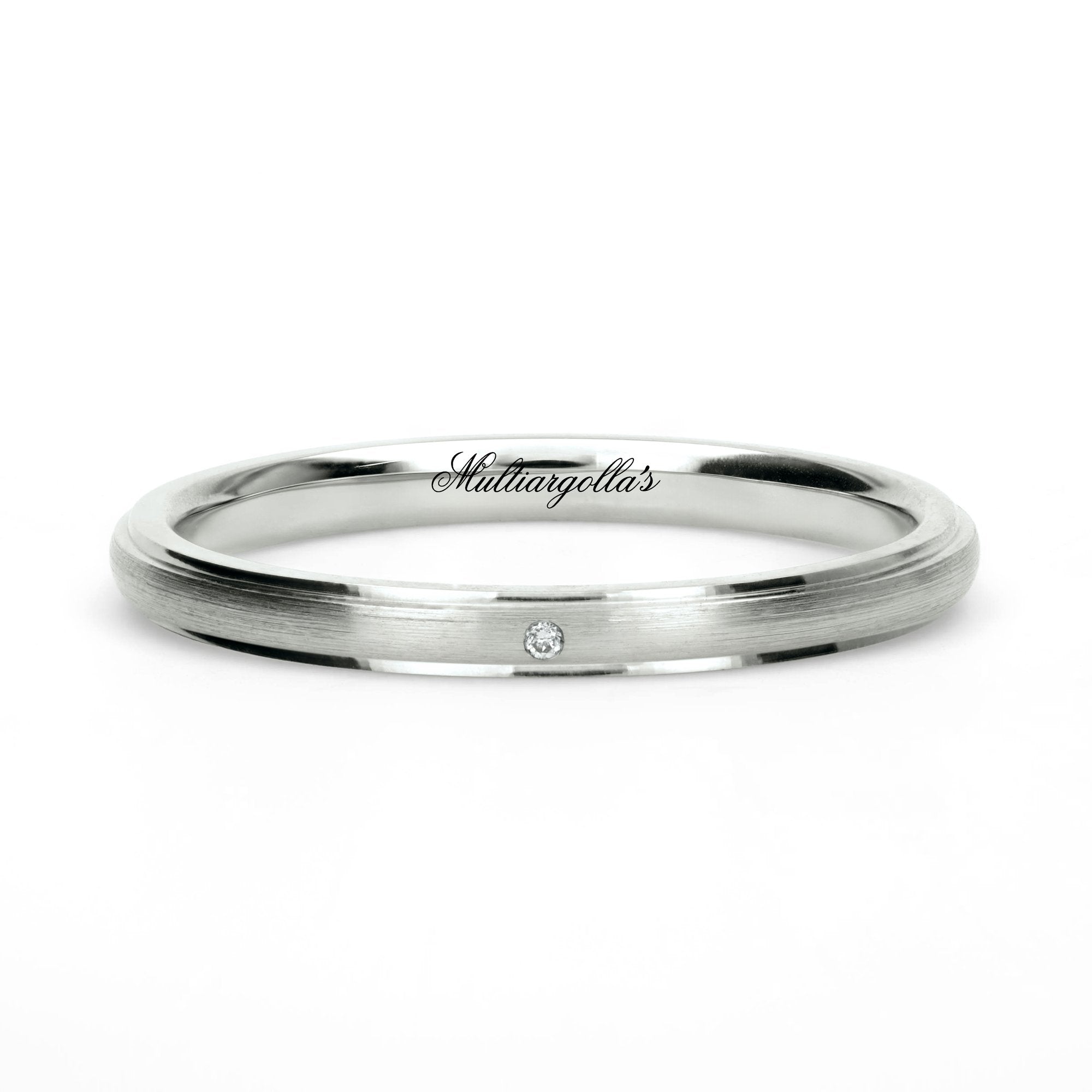 Confort Rellena 2mm A12054D14B - Diamante de Laboratorio