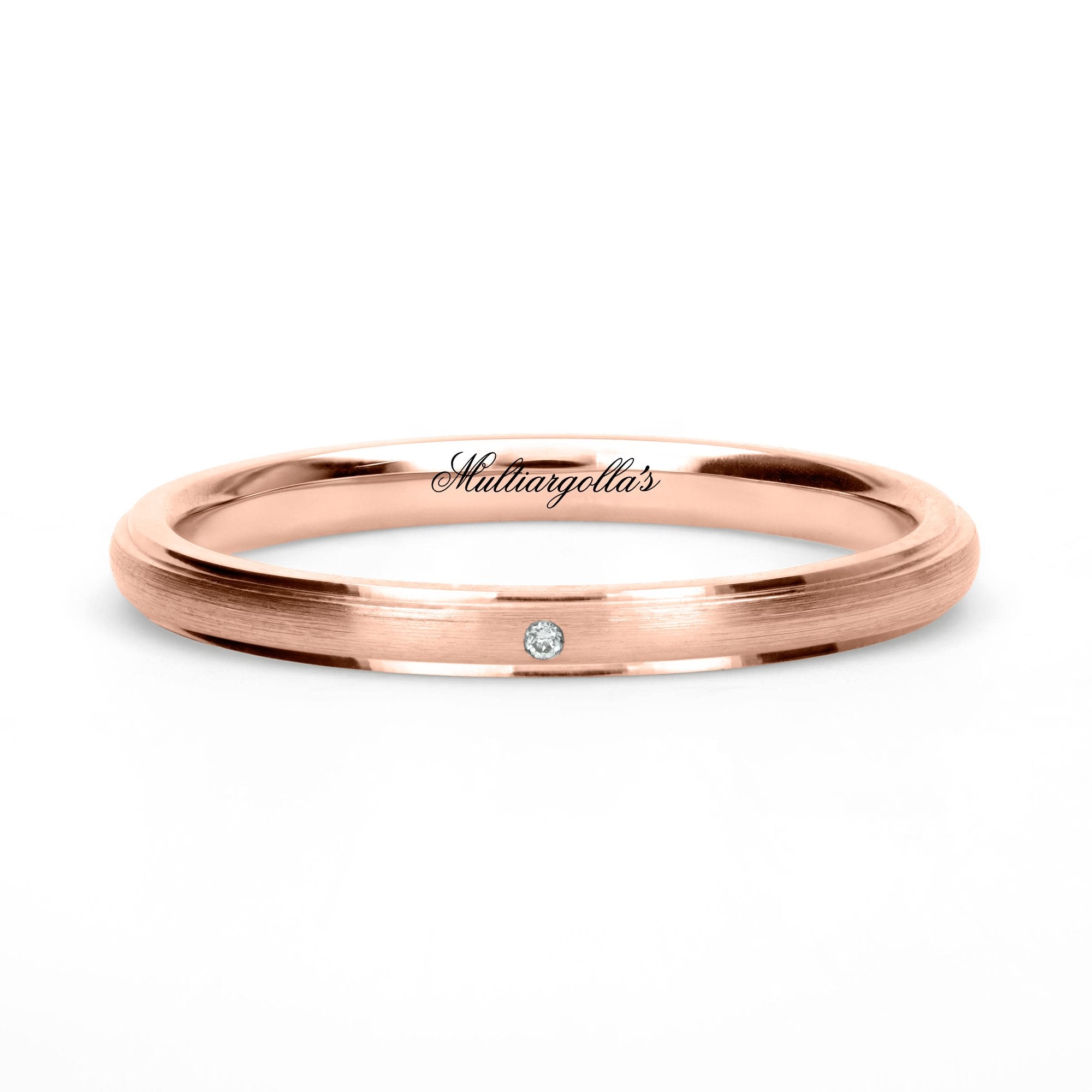 Confort Rellena 2mm A12054D14B - Diamante de Laboratorio