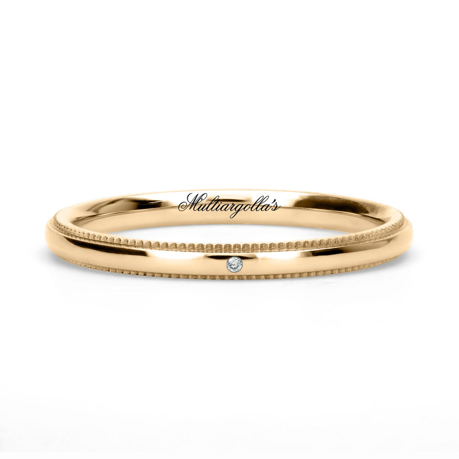 Confort Rellena 2mm A12062D14B - Diamante de Laboratorio