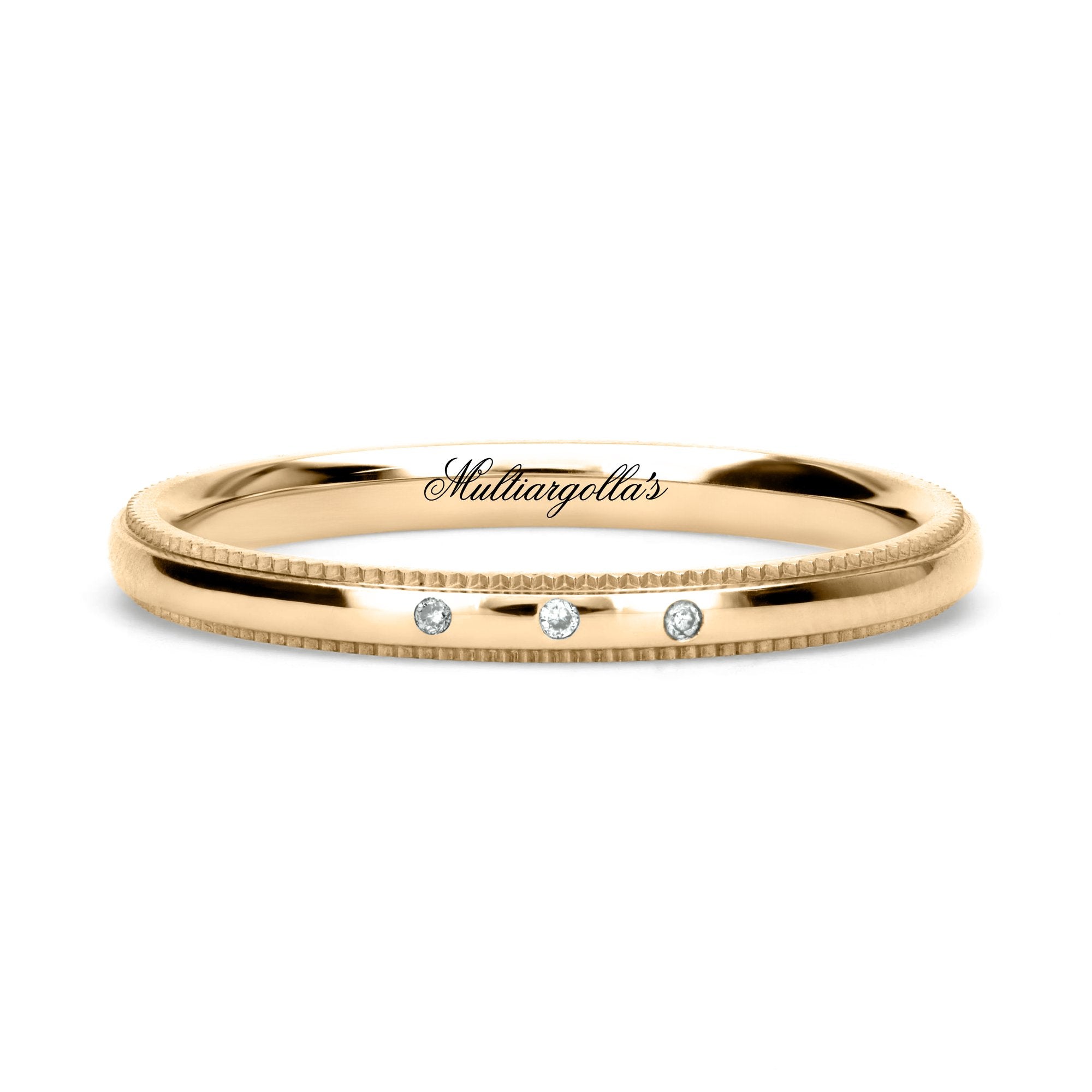 Confort Rellena 2mm A12063D14B - Diamante de Laboratorio