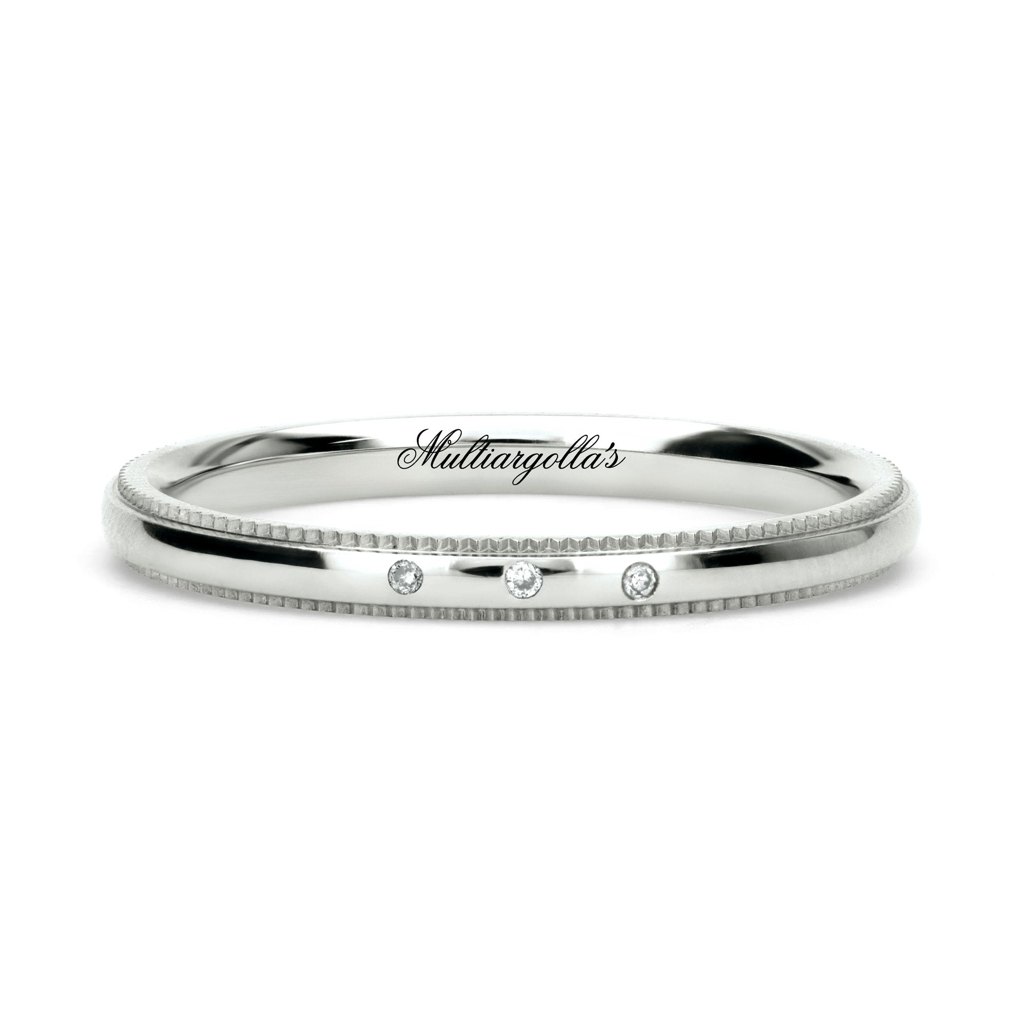Confort Rellena 2mm A12063D14B - Diamante de Laboratorio