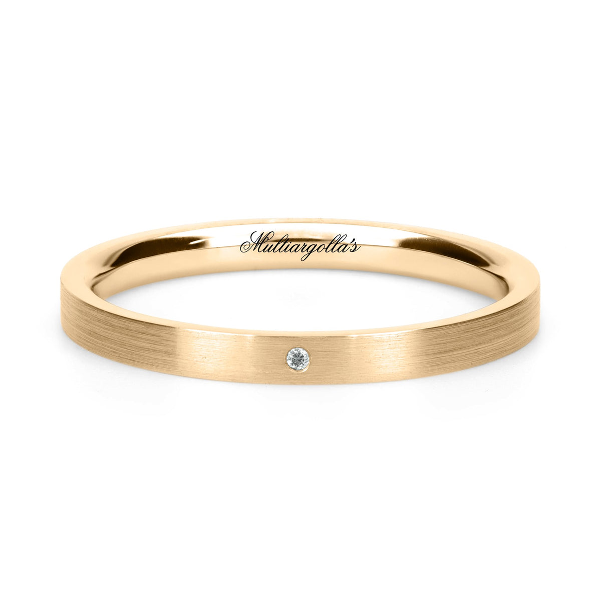 Confort Rellena 2mm A12079D14B - Moissanita