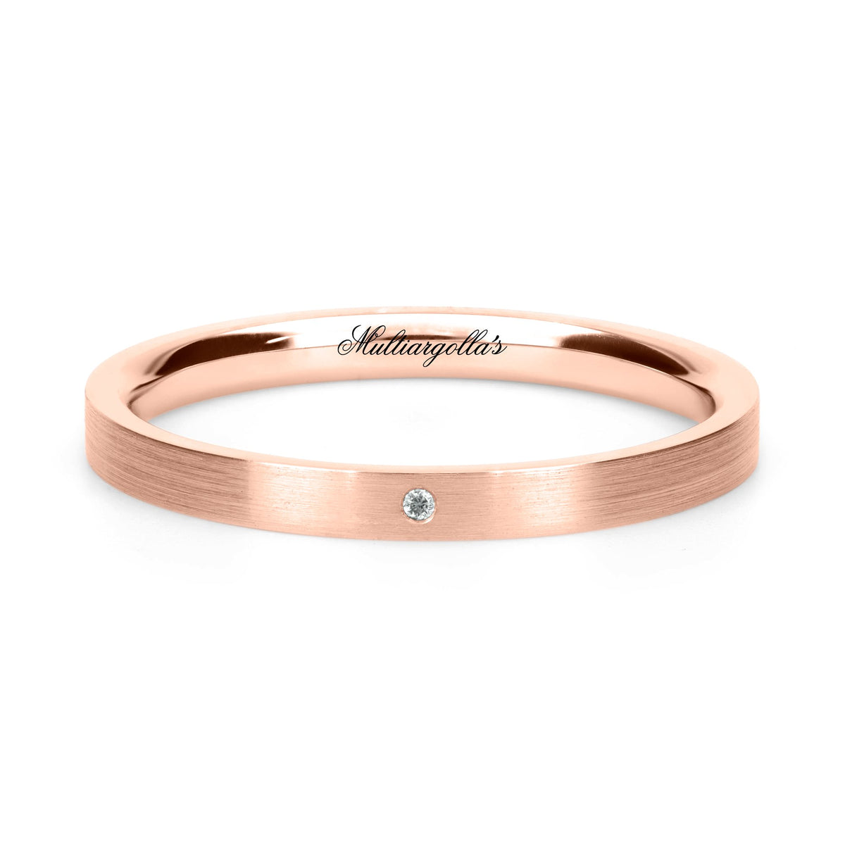 Confort Rellena 2mm A12079D14B - Moissanita