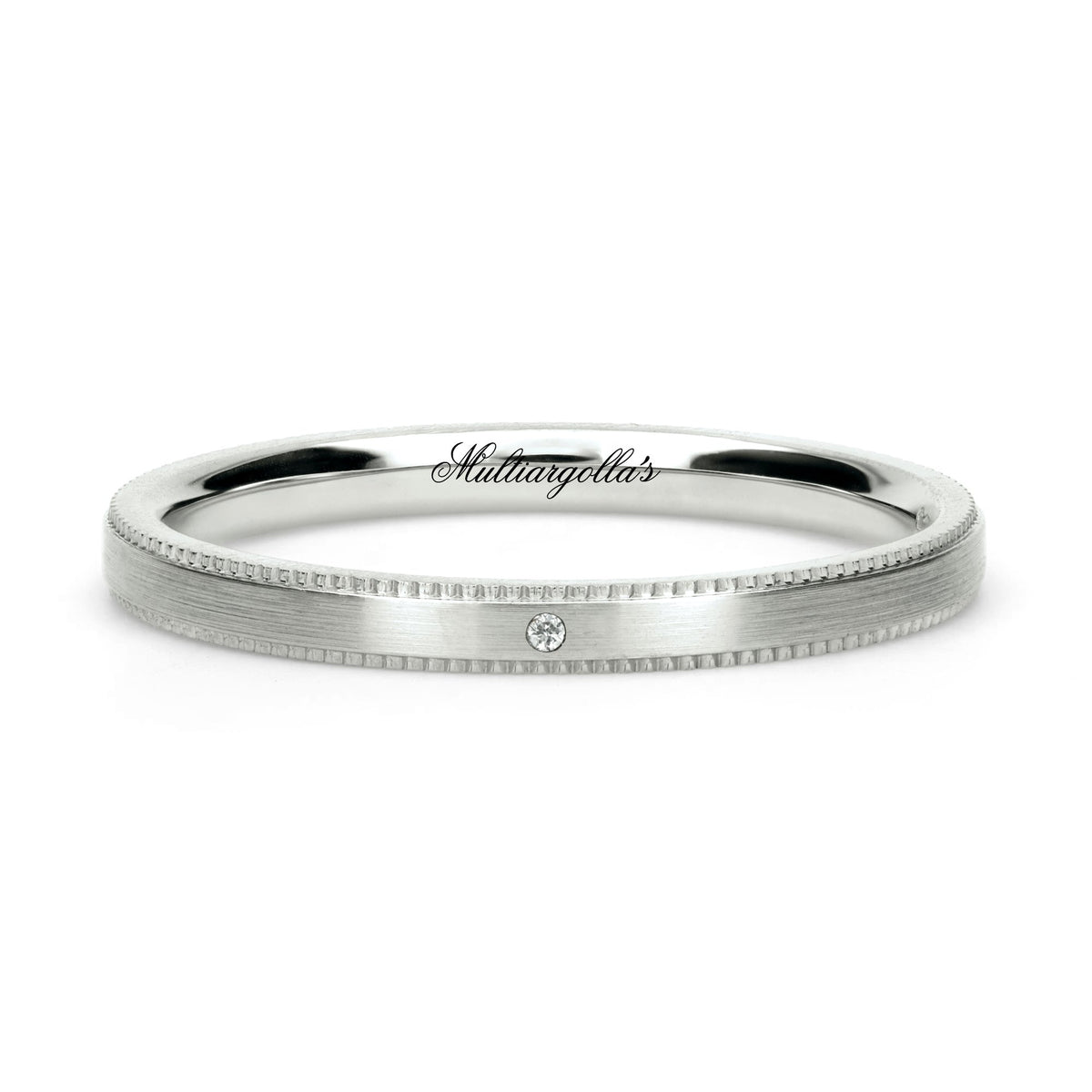 Confort Rellena 2mm A12099D14B - Moissanita