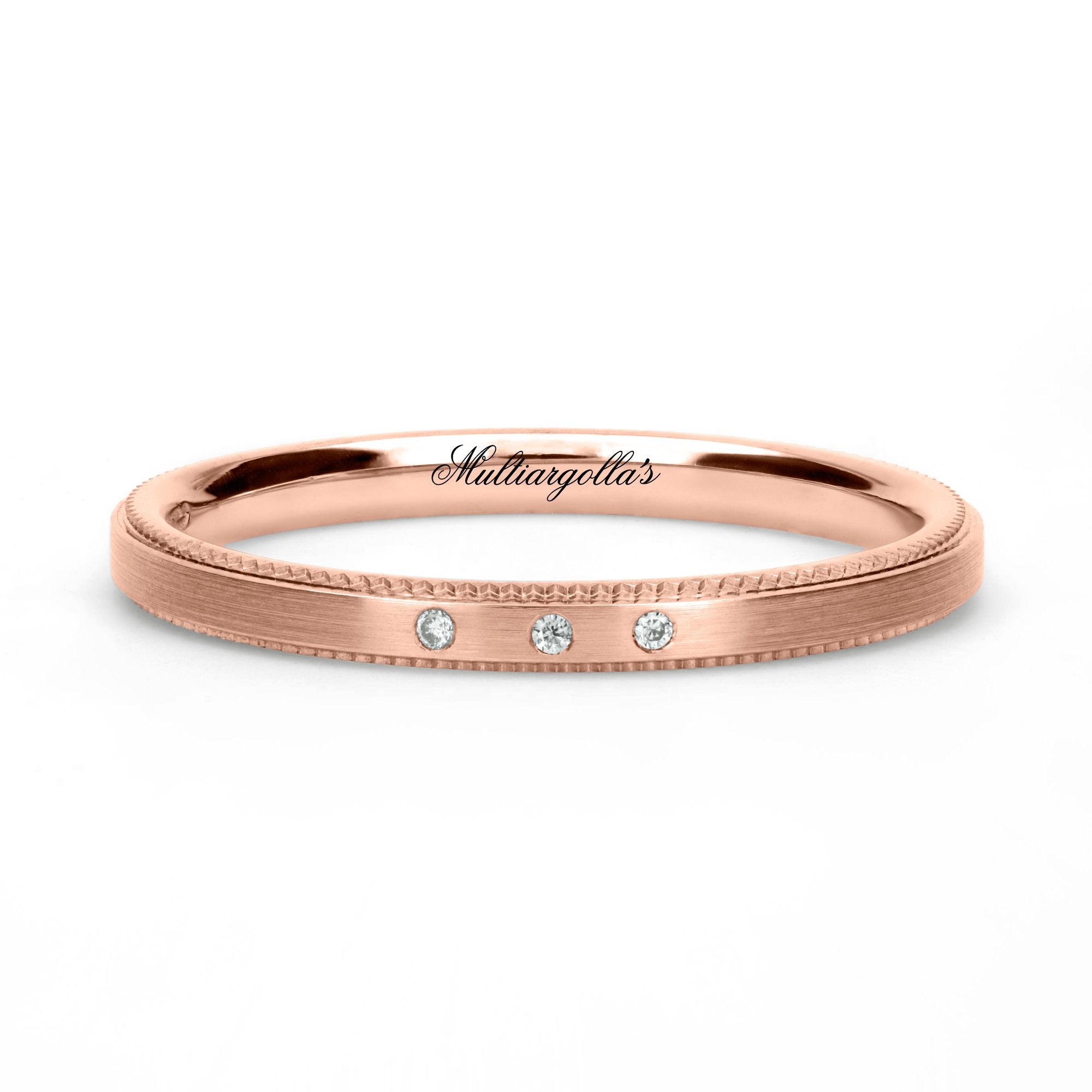 Confort Rellena 2mm A12100D14B - Moissanita