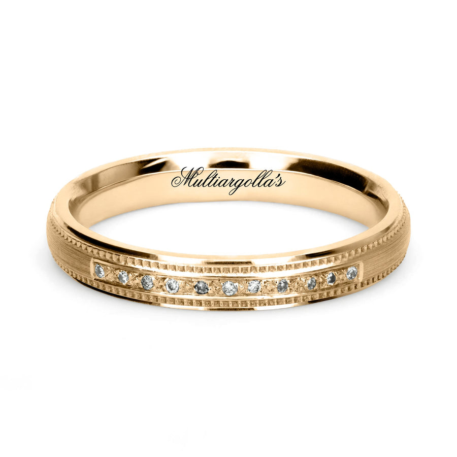 Confort Rellena 3mm A13027D14B - Moissanita
