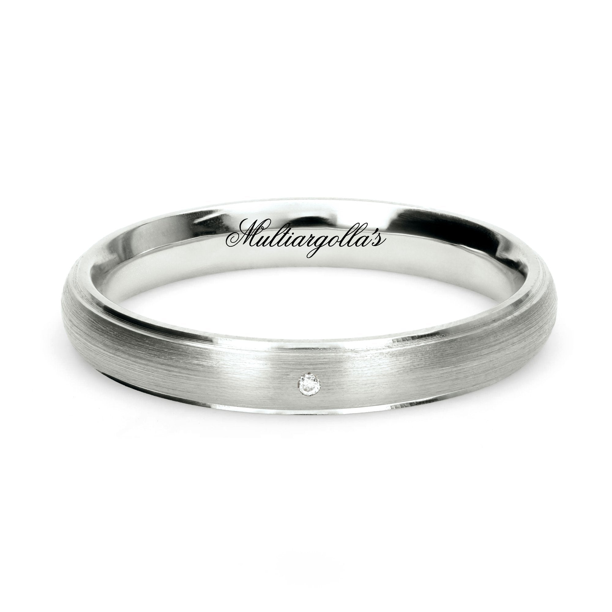 Confort Rellena 3mm A13047D14B - Diamante Natural