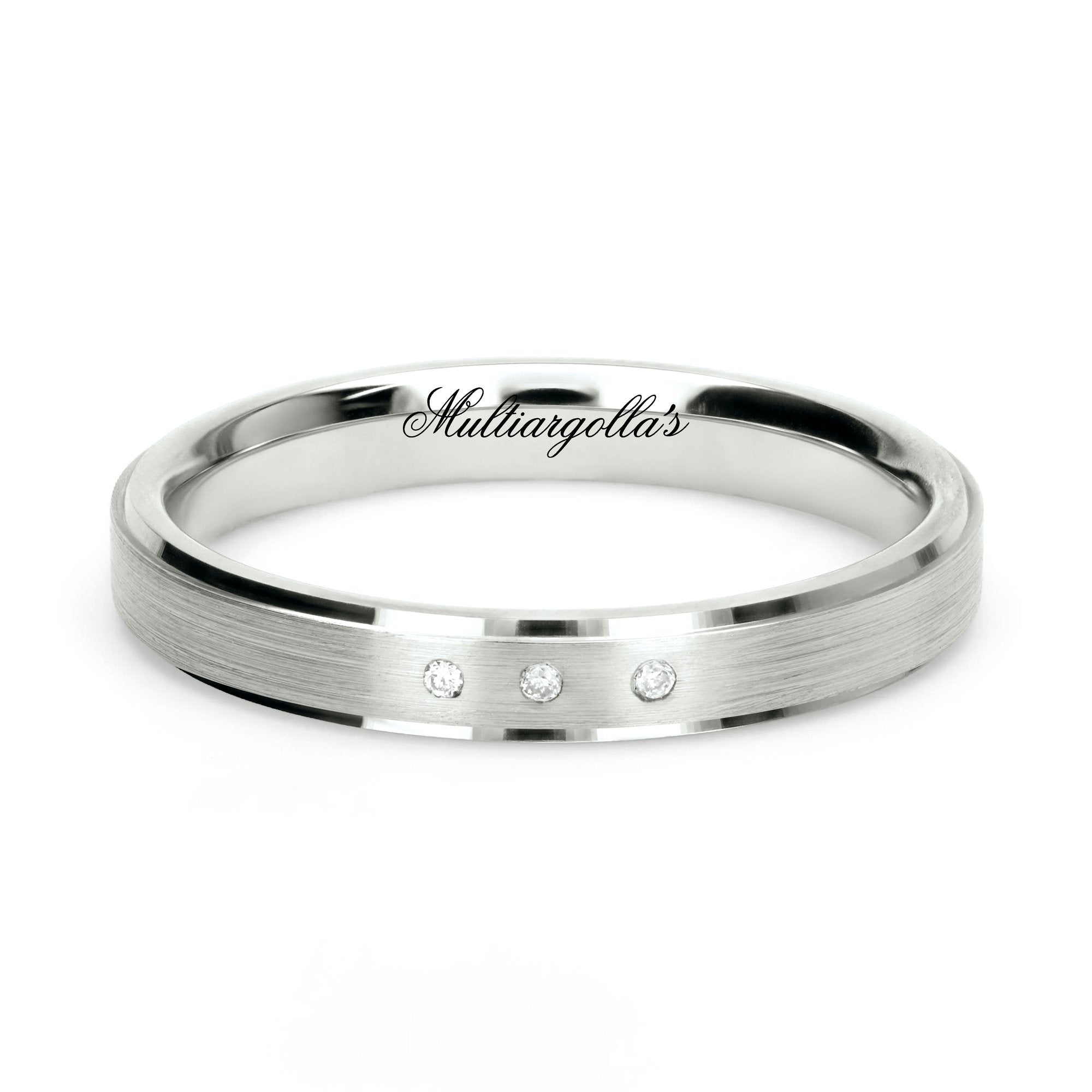Confort Rellena 3mm A13058D14B - Diamante Natural