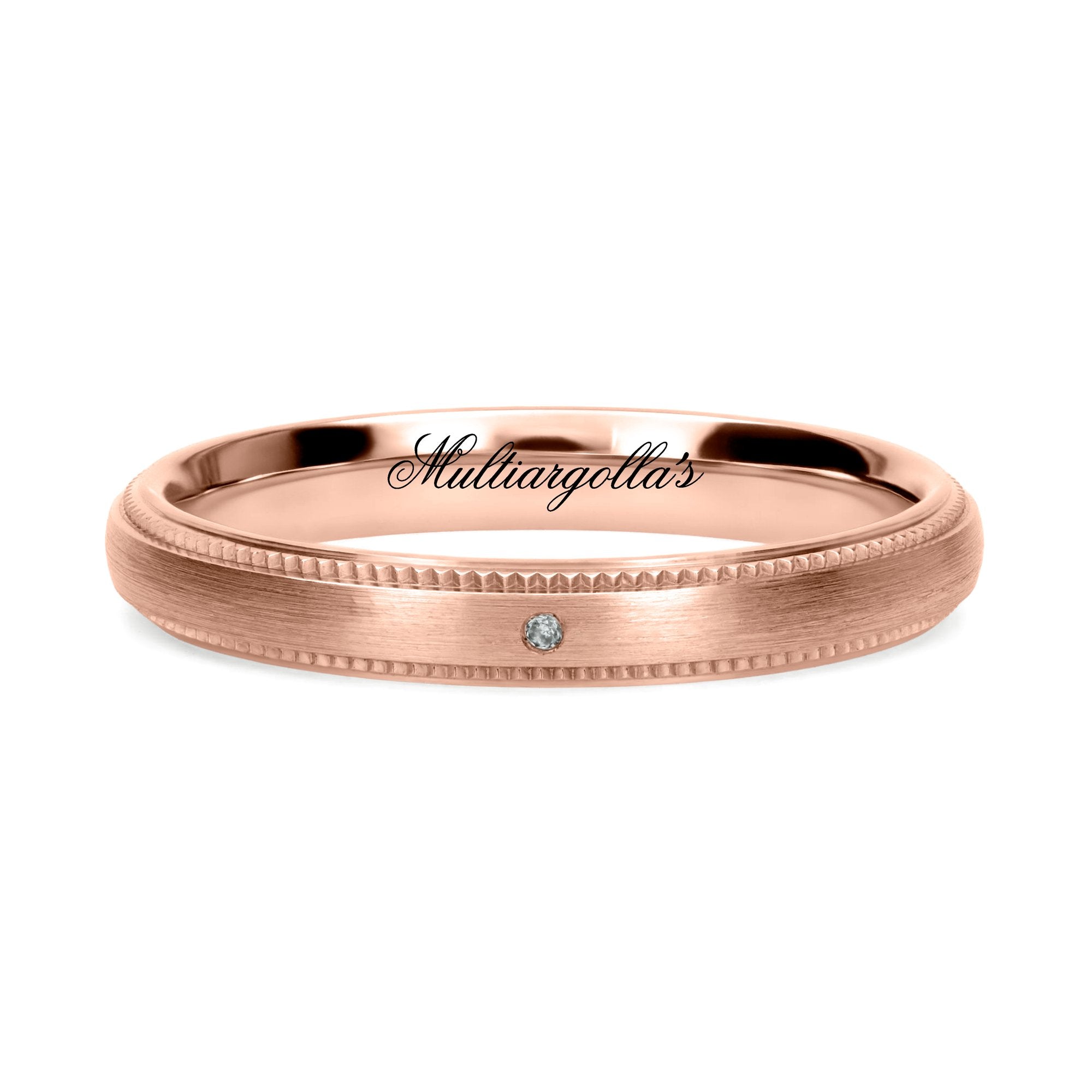 Confort Rellena 3mm A13113D14B - Diamante Natural