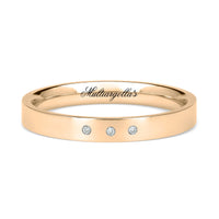 Confort Rellena 3mm A13118D14B - Diamante Natural