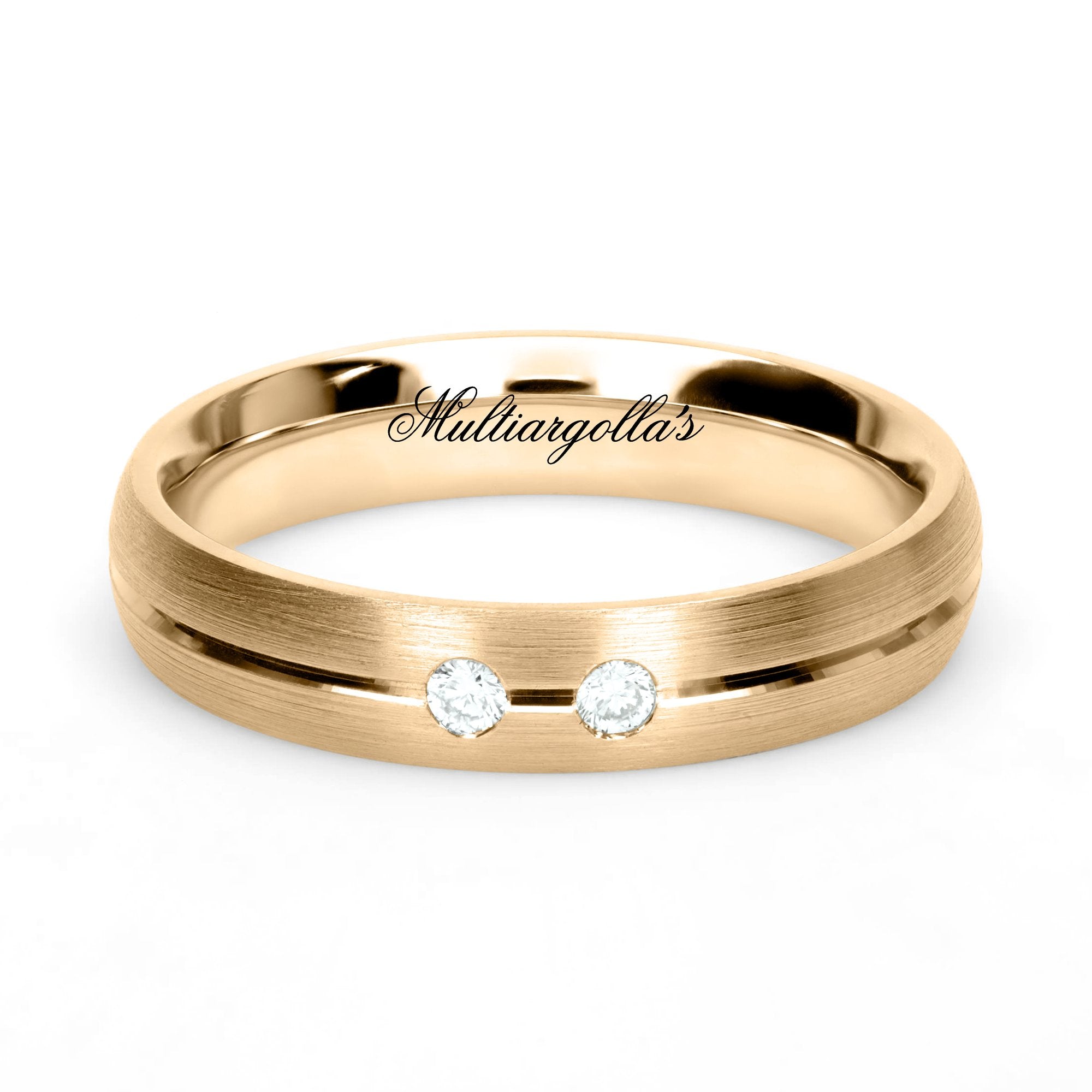 Confort Rellena 4mm A14008D14B - Diamante Natural