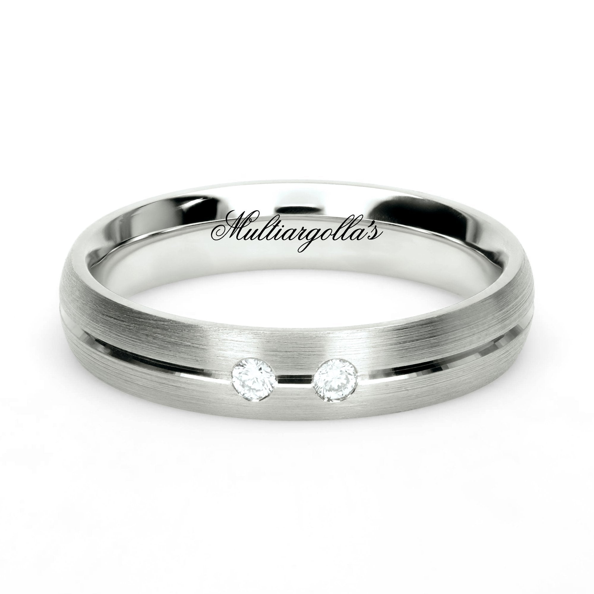 Confort Rellena 4mm A14008D14B - Diamante Natural