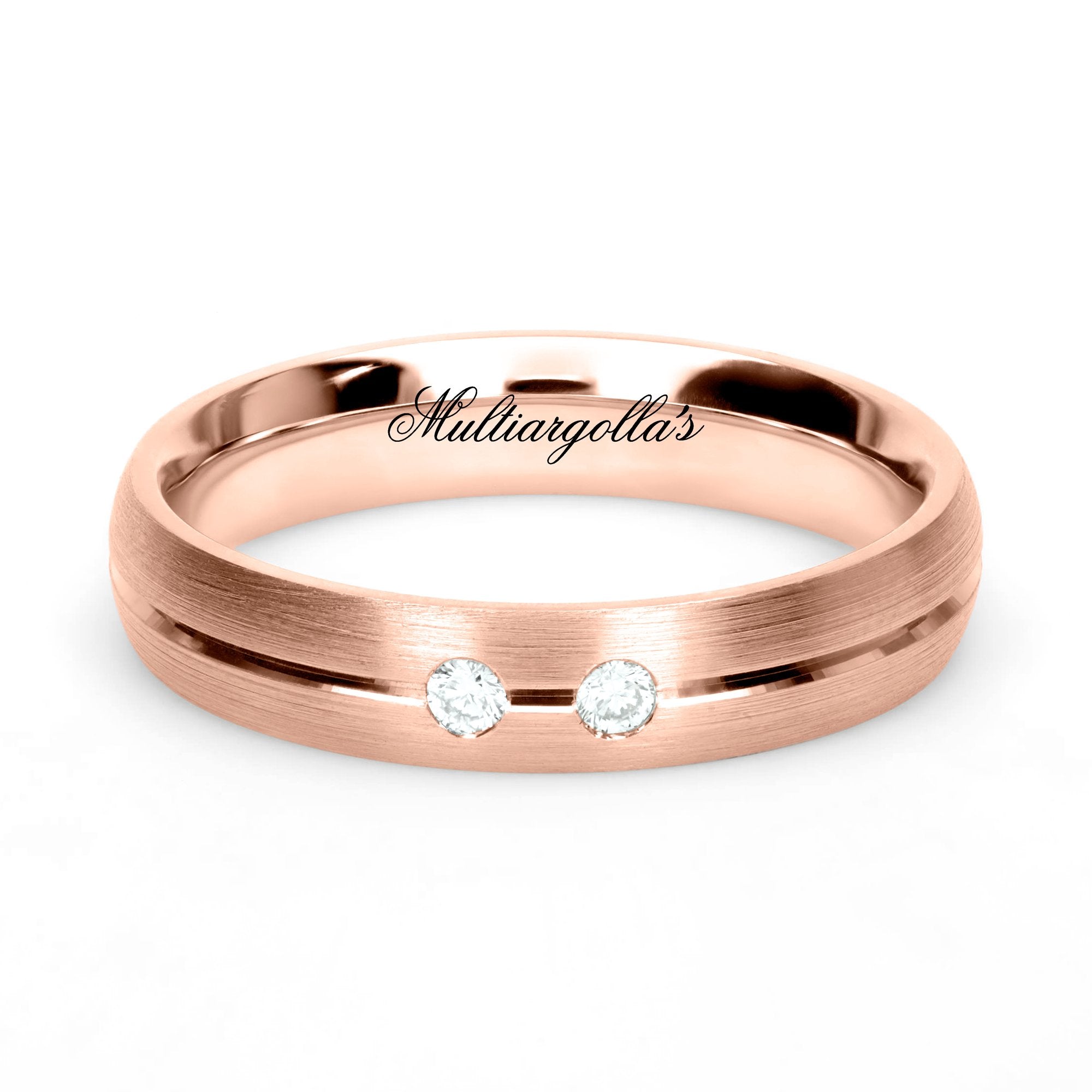 Confort Rellena 4mm A14008D14B - Diamante Natural