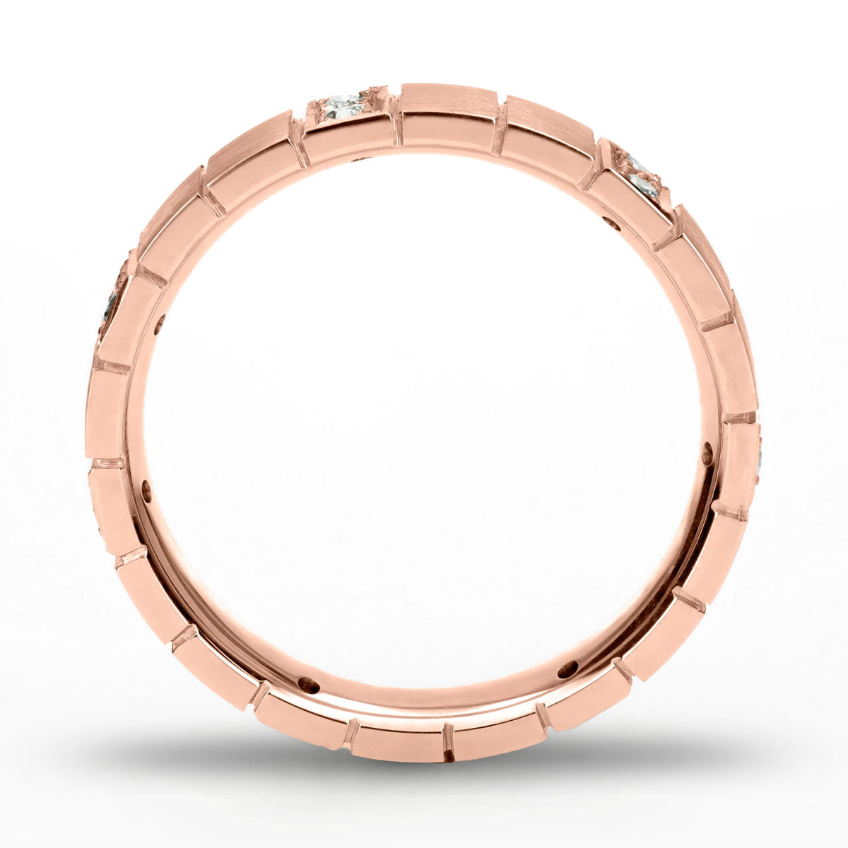 Confort Rellena 4mm A14015D14B - Moissanita
