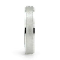 Confort Rellena 4mm A14017D14B - Moissanita