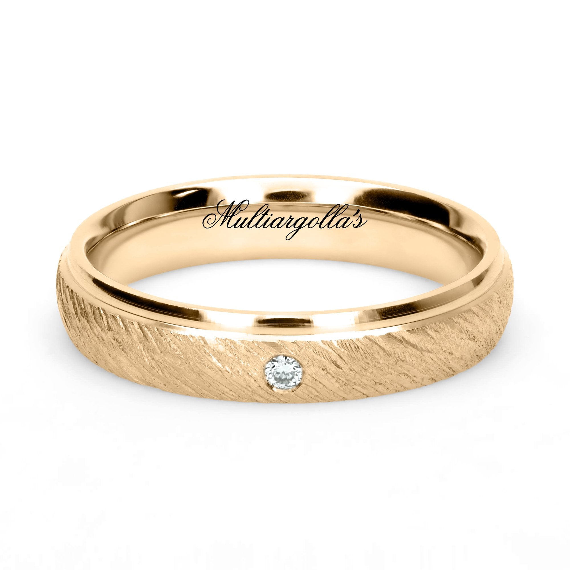 Confort Rellena 4mm A14024D14B - Diamante Natural