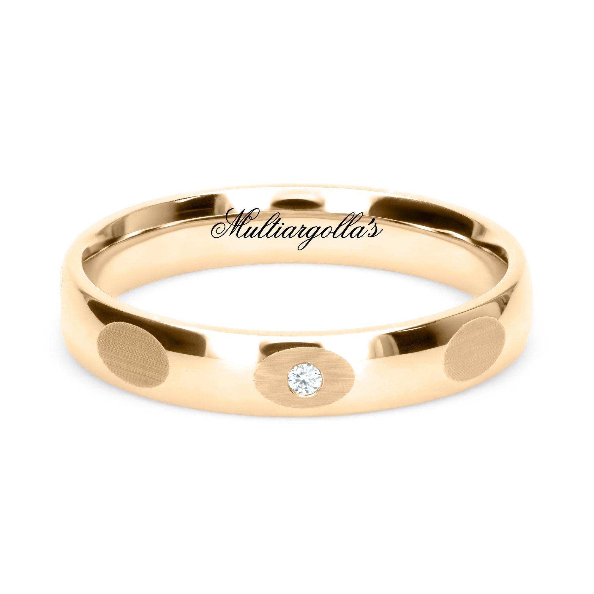 Confort Rellena 4mm A14036D14B - Diamante Natural