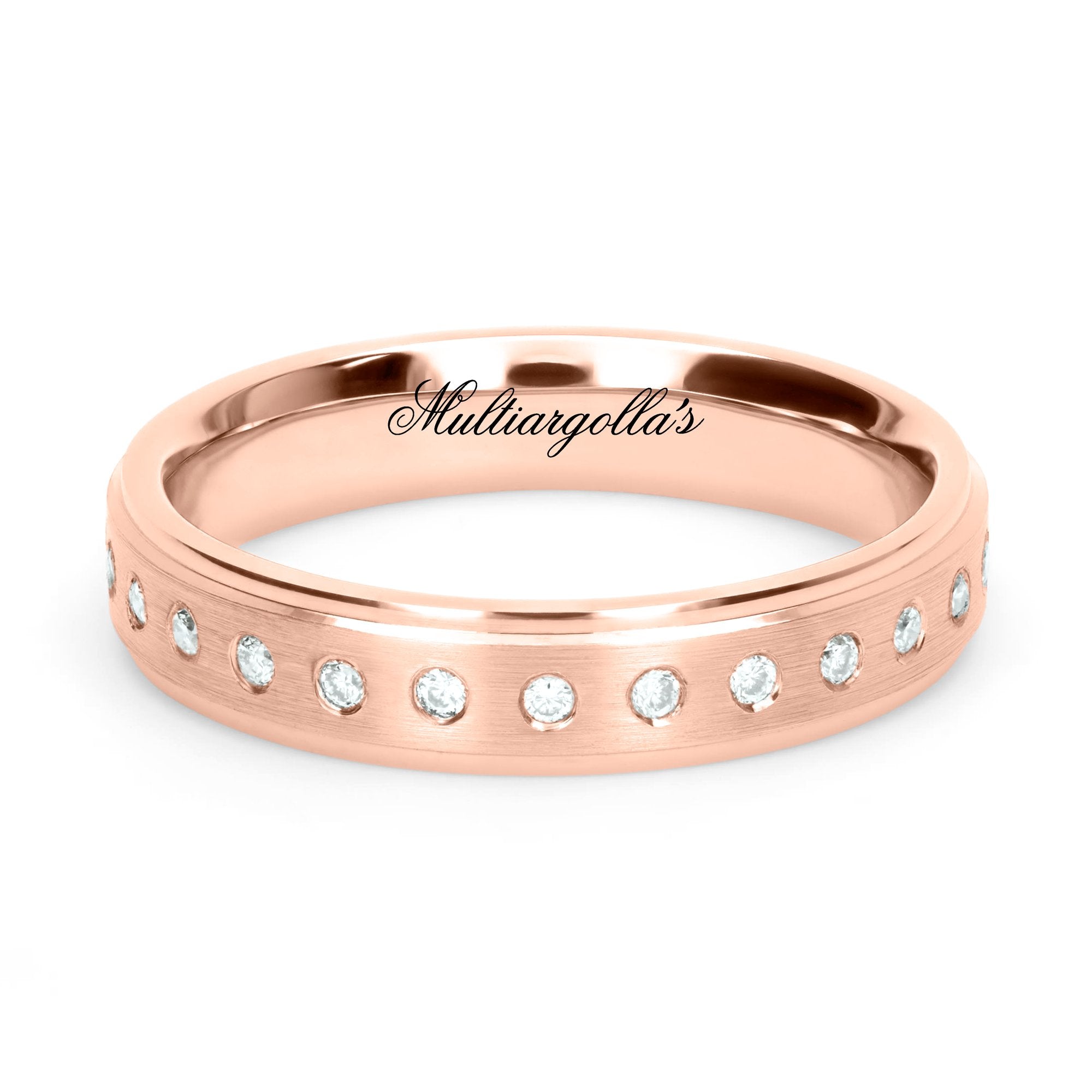 Confort Rellena 4mm A14091D14B - Diamante Natural