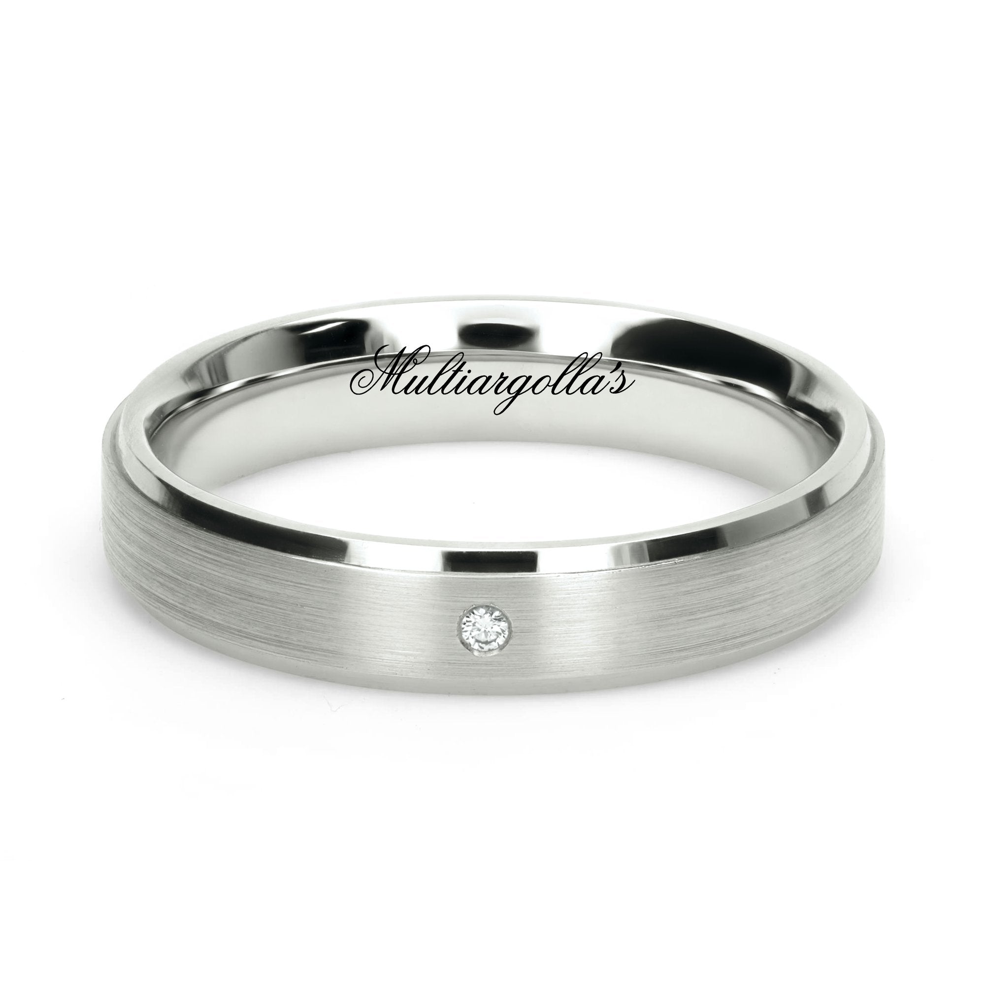 Confort Rellena 4mm A14104D14B - Diamante Natural