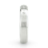 Confort Rellena 4mm A14106D14B - Moissanita