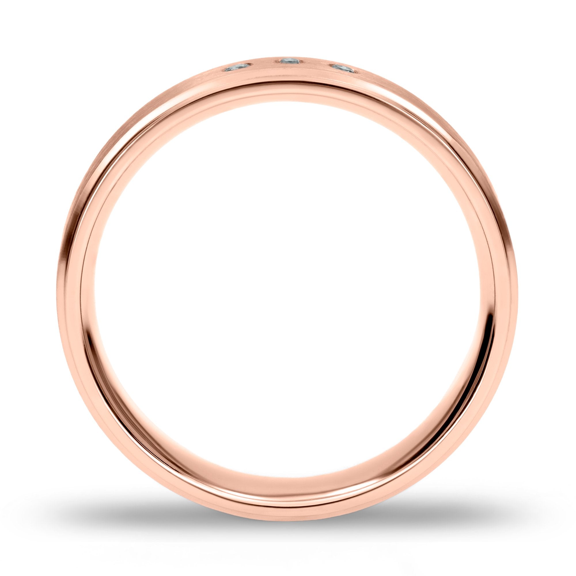 Confort Rellena 5mm A15074D14B - Moissanita