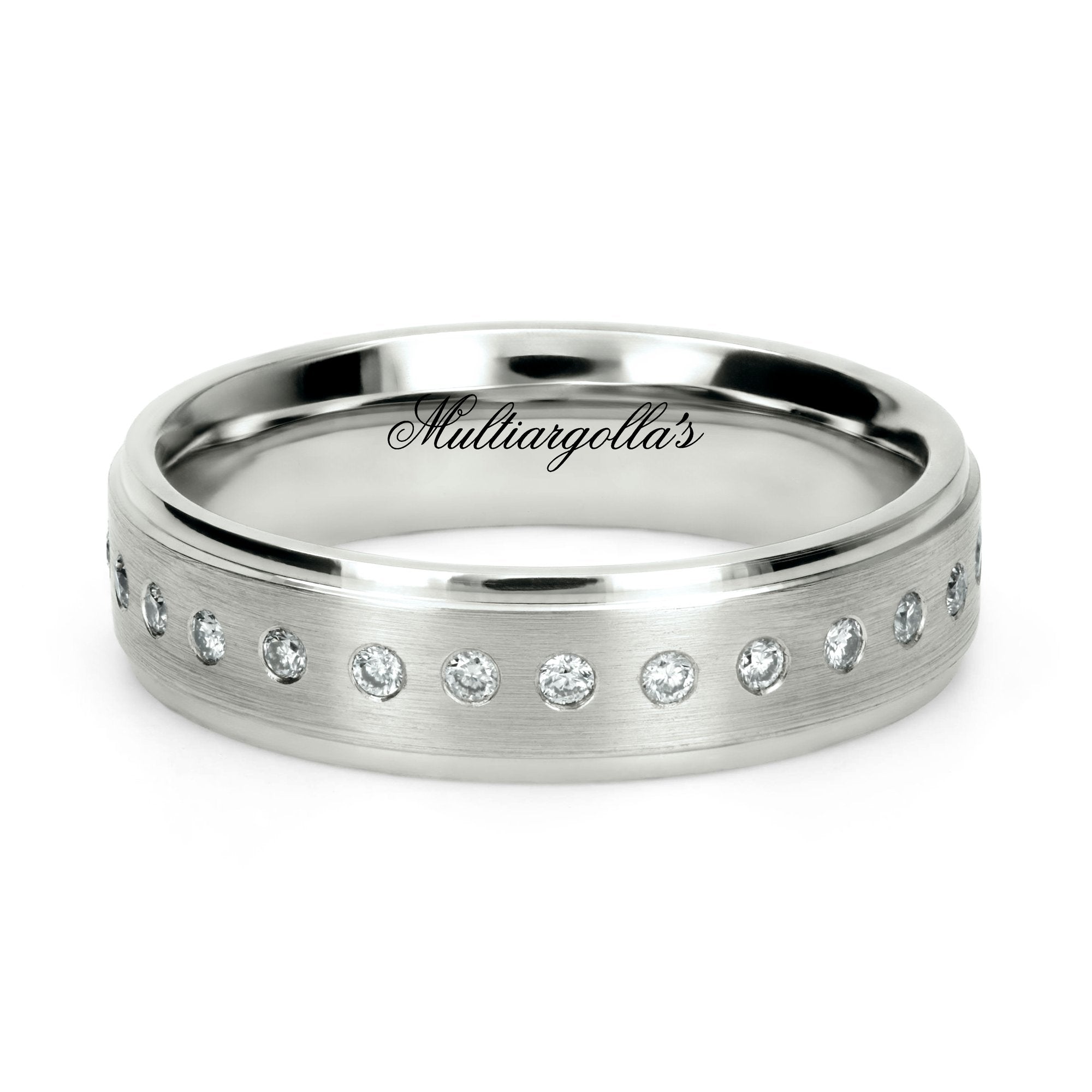 Confort Rellena 5mm A15076D14B - Moissanita